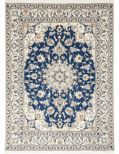 Nain Kashmar Persia grigio chiaro e grigio ardesia scuro 168x240