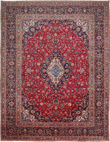 Ardakan Persia terra di siena e grigio chiaro 300x398