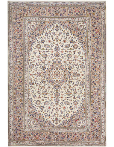 Kashan Persia argento e grigio ardesia scuro 197x297