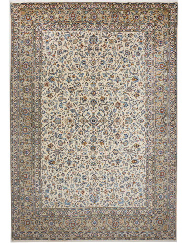 Kashan Persia grigio scuro e grigio ardesia scuro 270x385