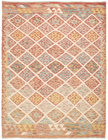Kilim Pakistan abbronzatura e terra di siena 155x202
