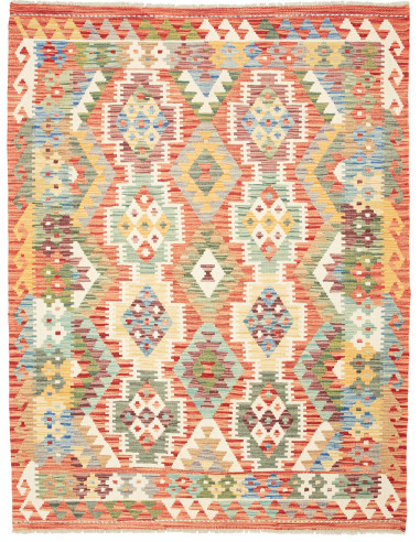 Kilim Pakistan abbronzatura e beige 157x197