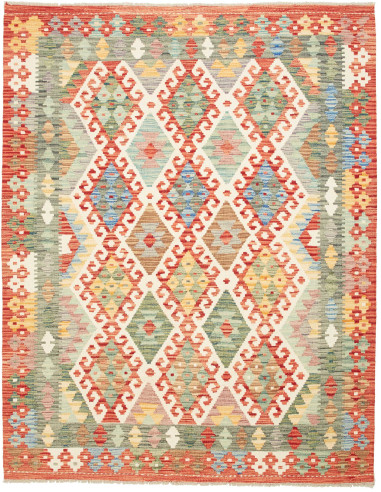 Kilim Pakistan abbronzatura e grano 157x200