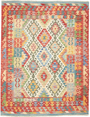 Kilim Pakistan abbronzatura e terra di siena 155x197