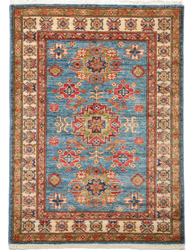Kazak Fine Pakistan grigio e grigio ardesia scuro 89x125