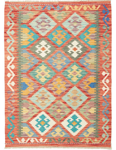 Kilim Pakistan abbronzatura e gainsboro 107x148