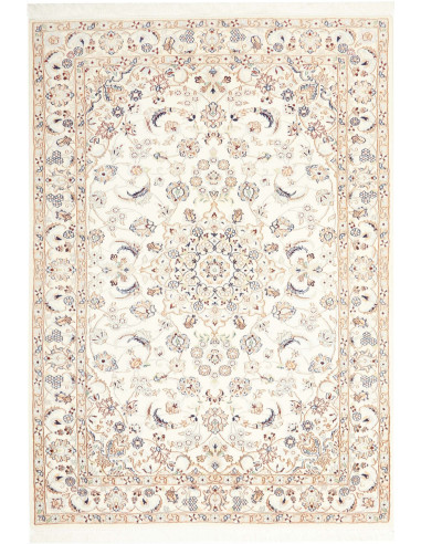 Nain 9La Persia bianco antico e grigio tenue 138x193