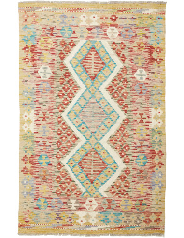 Kilim Pakistan abbronzatura e abbronzatura 100x156