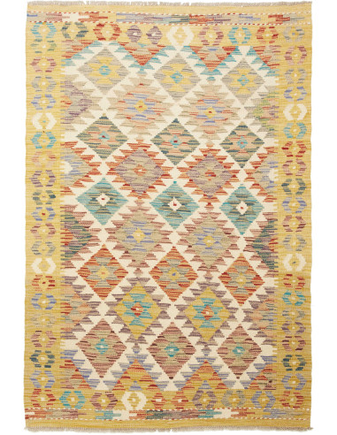 Kilim Pakistan abbronzatura e terra di siena 105x152