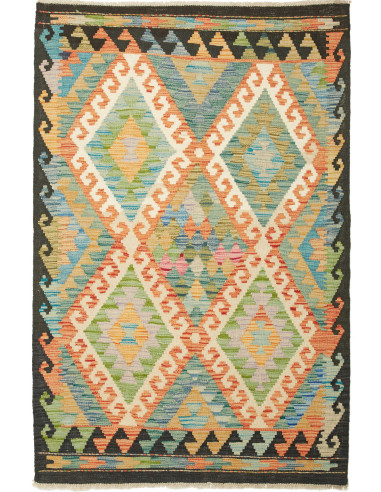 Kilim Pakistan abbronzatura e abbronzatura 103x156