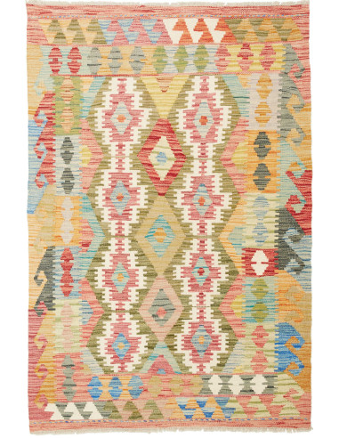 Kilim Pakistan abbronzatura e terra di siena 100x150