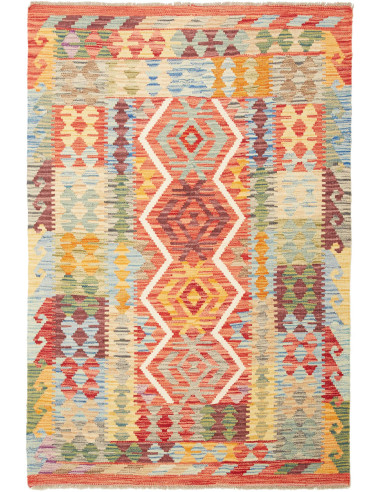 Kilim Pakistan abbronzatura e abbronzatura 104x153
