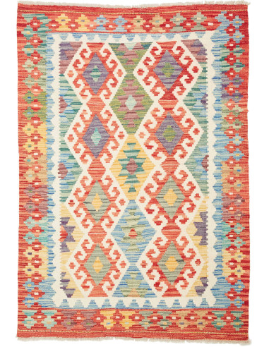 Kilim Pakistan abbronzatura e marrone 106x152