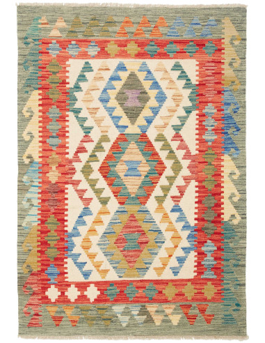 Kilim Pakistan abbronzatura e grano 101x143