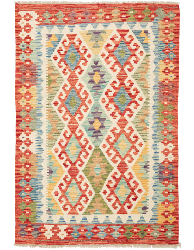 Kilim Pakistan abbronzatura e terra di siena 107x152