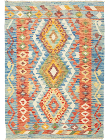 Kilim Pakistan abbronzatura e grigio ardesia 108x146
