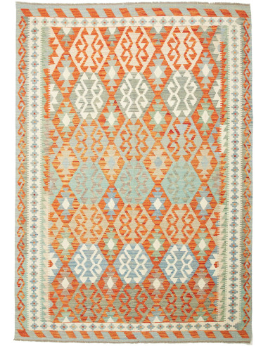 Kilim Pakistan argento e perù 164x240