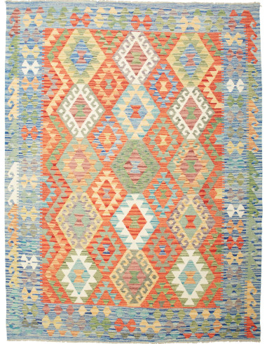 Kilim Pakistan abbronzatura e terra di siena 179x239