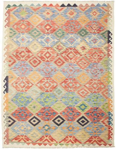 Kilim Pakistan abbronzatura e abbronzatura 185x241