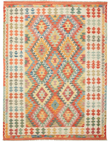 Kilim Pakistan abbronzatura e grano 171x228