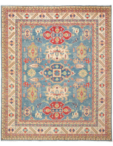 Kazak Pakistan grigio scuro e grigio ardesia chiaro 247x301
