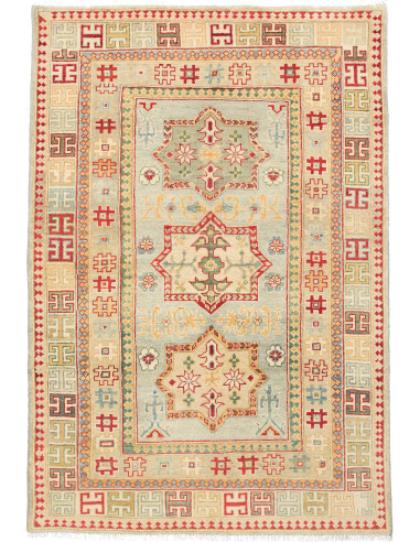 Kazak Pakistan abbronzatura e terra di siena 119x175