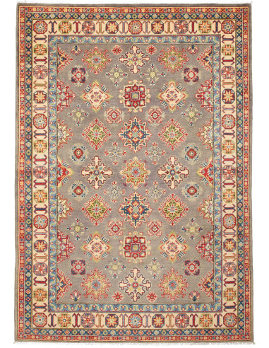 Kazak Pakistan marrone rosato e marrone rosato 169x241