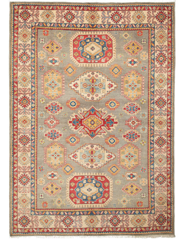 Kazak Pakistan marrone rosato e grigio ardesia scuro 172x244