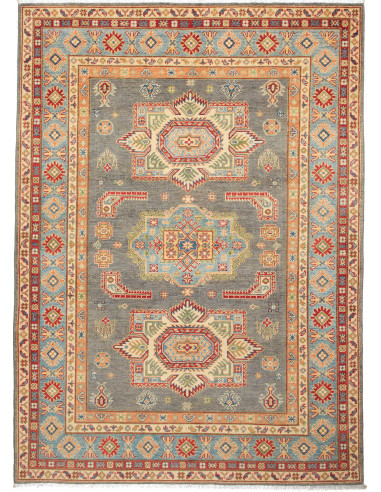 Kazak Pakistan marrone rosato e grigio 172x238