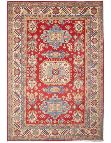 Kazak Pakistan marrone rosato e marrone 204x298