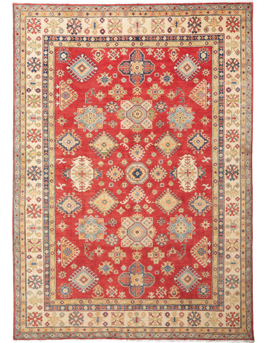 Kazak Pakistan marrone rosato e marrone 201x285