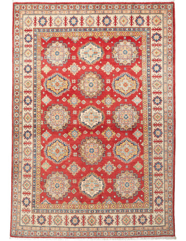 Kazak Pakistan abbronzatura e grigio ardesia scuro 147x210