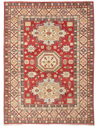 Kazak Pakistan abbronzatura e terra di siena 147x206