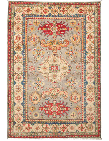 Kazak Pakistan abbronzatura e legno robusto 166x244