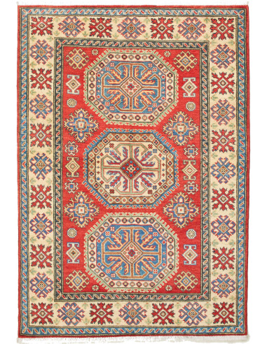 Kazak Pakistan abbronzatura e grigio tenue 121x174