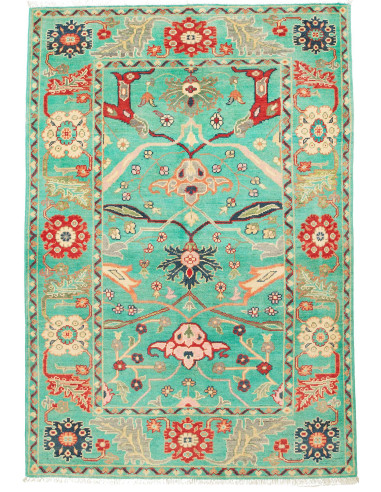 Zigler Pakistan verde mare scuro e grano 120x173