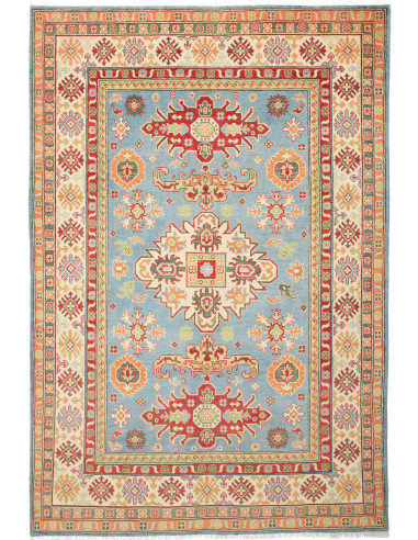 Kazak Pakistan abbronzatura e verde oliva scuro 164x243