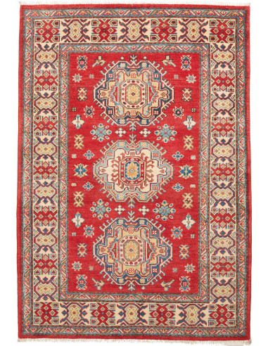 Kazak Pakistan terra di siena e marrone rosato 128x186