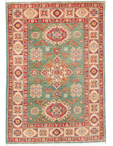Kazak Pakistan marrone rosato e abbronzatura 105x150