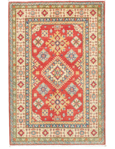 Kazak Pakistan abbronzatura e rosso indiano 103x152