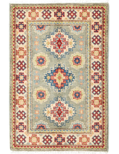 Kazak Pakistan abbronzatura e terra di siena 64x94