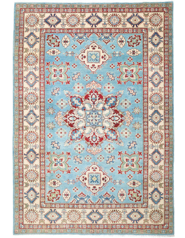 Kazak Pakistan argento e terra di siena 197x287