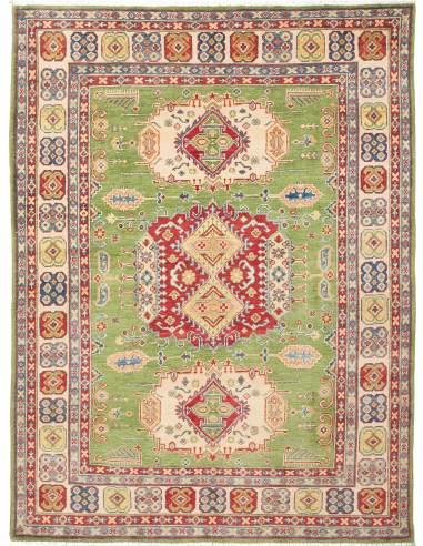 Kazak Pakistan marrone rosato e terra di siena 157x208