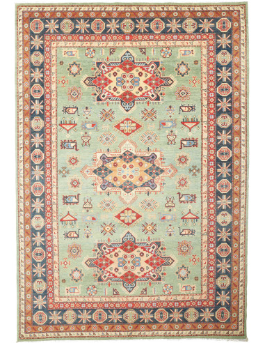 Kazak Pakistan abbronzatura e rosso indiano 208x309