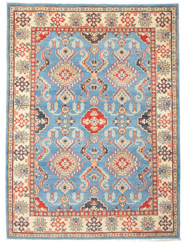 Kazak Pakistan argento e grigio ardesia chiaro 151x206