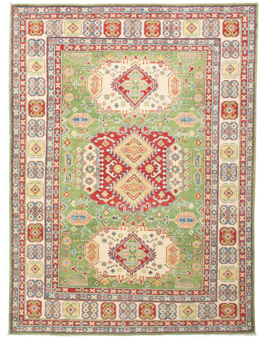 Kazak Pakistan abbronzatura e bianco antico 151x206