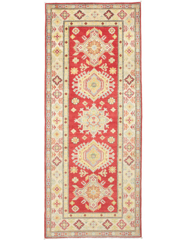 Kazak Pakistan grano e terra di siena 82x203