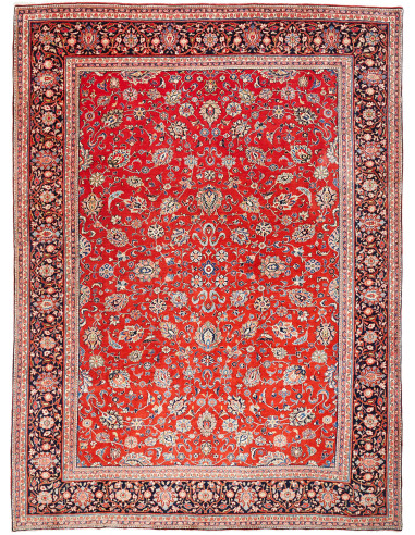 Sarough Persia marrone e grigio ardesia scuro 265x353