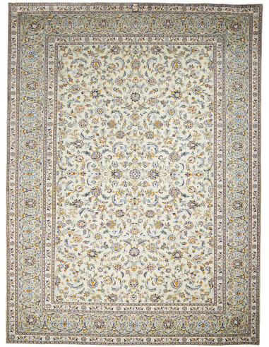 Kashan Persia grigio chiaro e grigio ardesia scuro 298x404