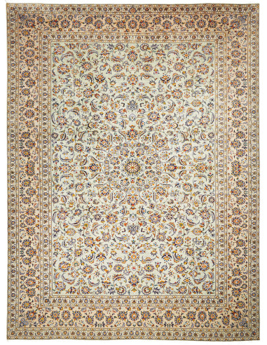 Kashan Persia grigio chiaro e marrone sella 305x407